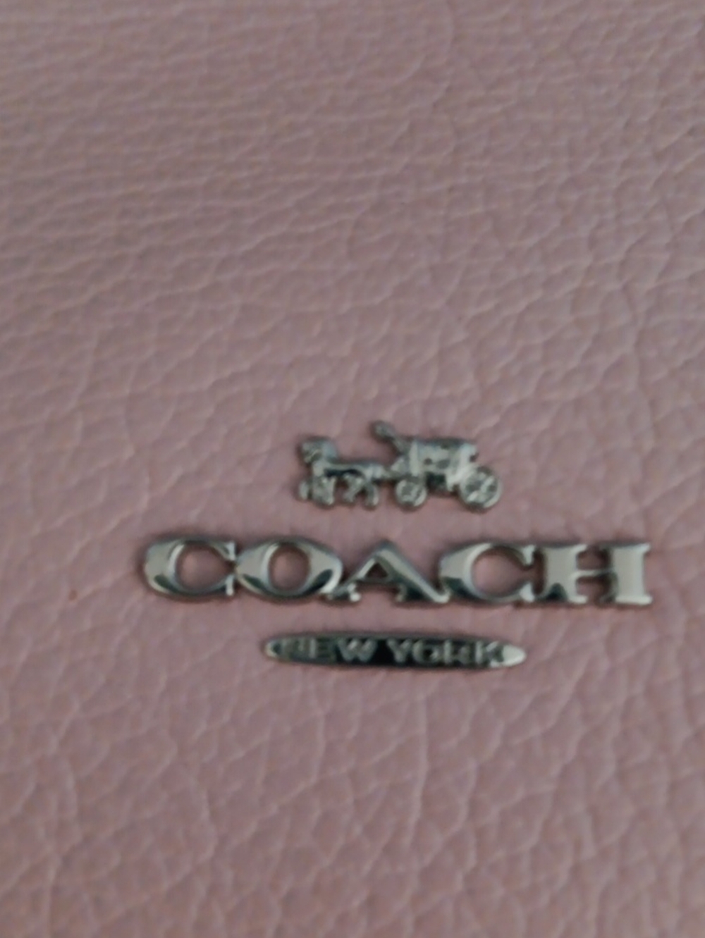 COACH GRAIN LEATHER Pink DREW SATCHEL 1 Owner Like New. - Picture 3 of 6